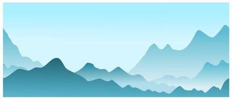 vector mountains ridges seamless background