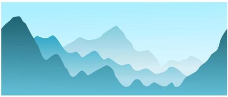 vector mountains ridges seamless background