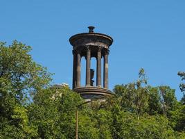 Dugald Steward monument on Calton Hill in Edinburgh photo