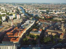 Aerial view of Berlin photo