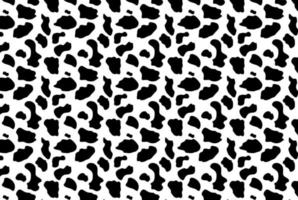 Vector seamless cow pattern on white background