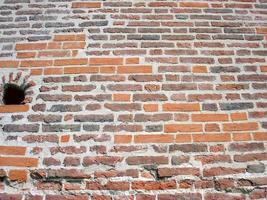 Brick wall background photo