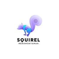 squirel logo design vector