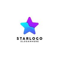 diseño de logotipo estrella vector