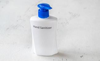 Hand sanitizer bottle photo