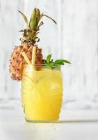 Pineapple tiki cocktail photo