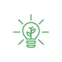 green energy logo design vector