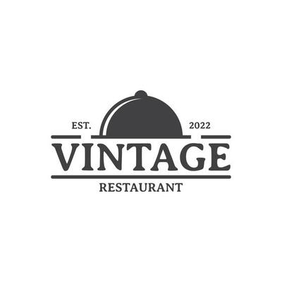 Vintage Restaurant Logo Vector Art, Icons, and Graphics for Free Download
