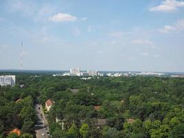 Aerial view of Berlin photo