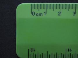 imperial and metric ruler photo