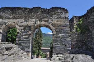 acueducto romano en susa foto