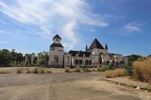 Kanchanaburi, Thailand 2021 - Ghost Mall, Castle Mall park main building photo