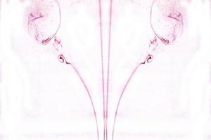 Abstract smoke swirls on white background photo