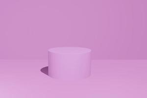 Background For Product Presentation and Pink Empty Podiums photo