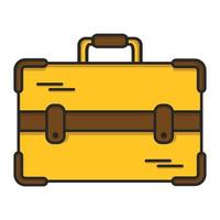 Suitcase travel vector illustration.