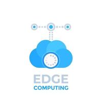 Edge Computing icon vector