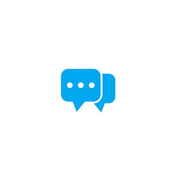 comments, chat icon vector