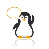 emoji with winking pinguin vector