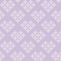 seamless background with colored hearts pattern vector