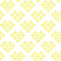 seamless background with colored hearts pattern vector