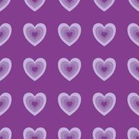 purple heart pattern seamless background vector