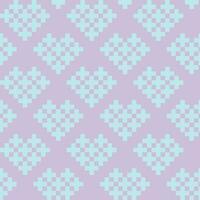 seamless background with colored hearts pattern vector