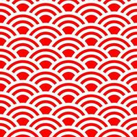 The scale background is colored suitable for Chinese New Year. vector