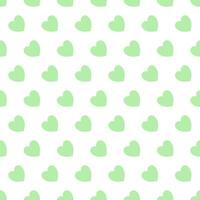 green oblique heart pattern seamless background vector