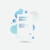 modern organic shapes. Fluid vector trendy elements. Template graphics with geometric speech bubbles and banners with frames to put your own text