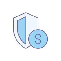 payment secure shield icon vector