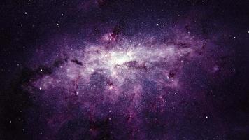 viagem espacial flightto para nebulosa busto roxo video