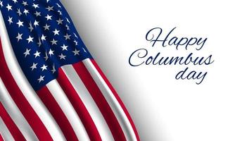 Columbus Day Background Design. vector