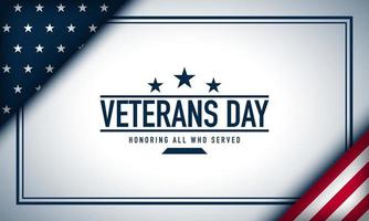 Veterans Day Background Design. vector