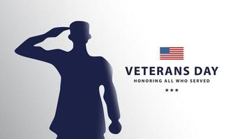 Veterans Day Background Design. vector