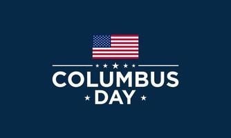 Columbus Day Background Design. vector