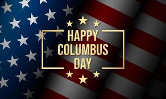 Columbus Day Background Design. vector