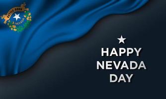 Nevada Day Background Design. vector