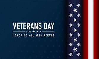 Veterans Day Background Design. vector