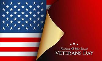 Veterans Day Background Design. vector