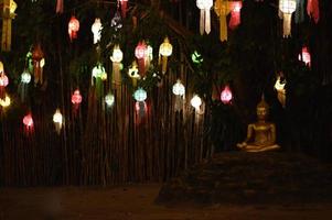 CHIANG MAI THAILAND10 JANUARY 2020Phan Tao Temple is an ancient temple of Chiang Mai. photo