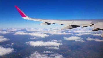 Aerial footage from the window on a Wizzair airplane . 15. 09. 2019, UK. photo