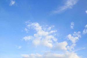 White cloud and blue sky background. photo