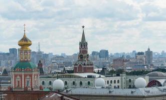 panorama of Moscow overlooking the Kremlin and the Church