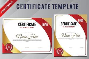 Certificate Template, Diploma Template Design, Corporate Certificate Design, beautiful certificate template design with best award symbol. Premium mockup. vector