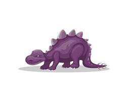stegosaurus dinosaurus especie personaje ilustración vector