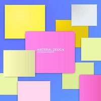 Abstract background. Material design style. vector