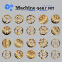 Gears and cogs vector