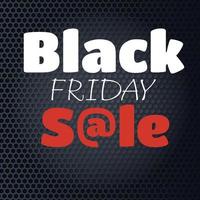 Black Friday sale inscription design template vector