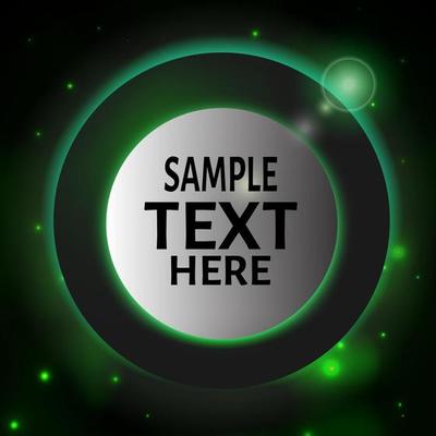 Futuristic banner template