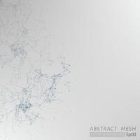 3D grey Abstract Mesh Backgroud vector